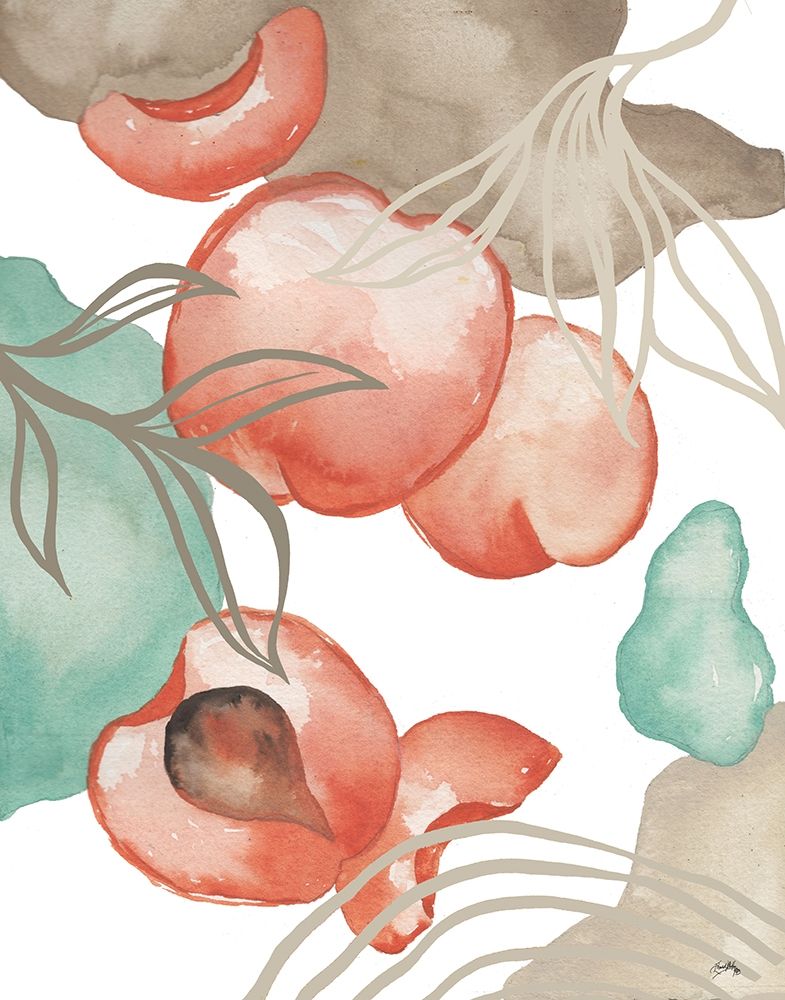 Art Deco Peach