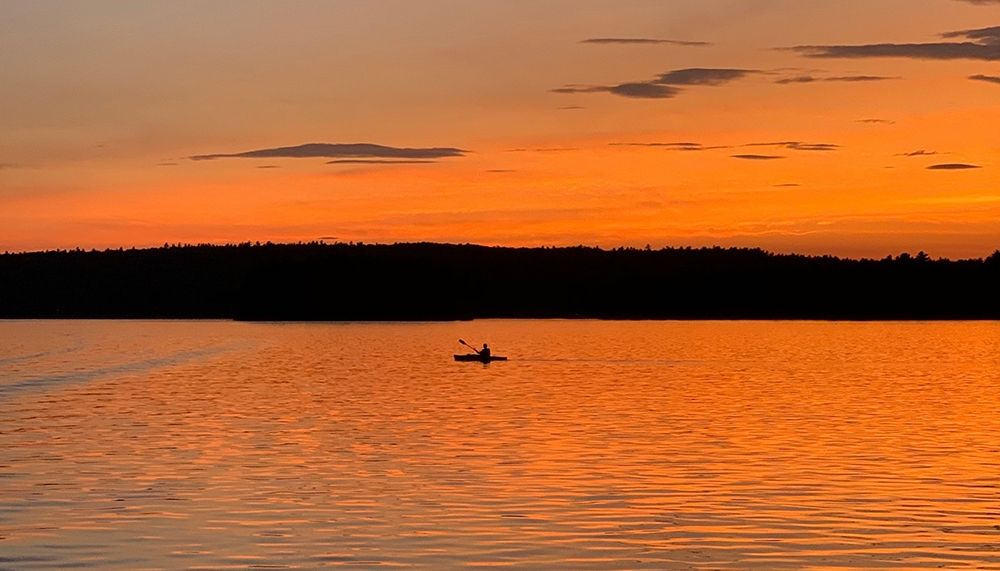 Sunset Canoeing