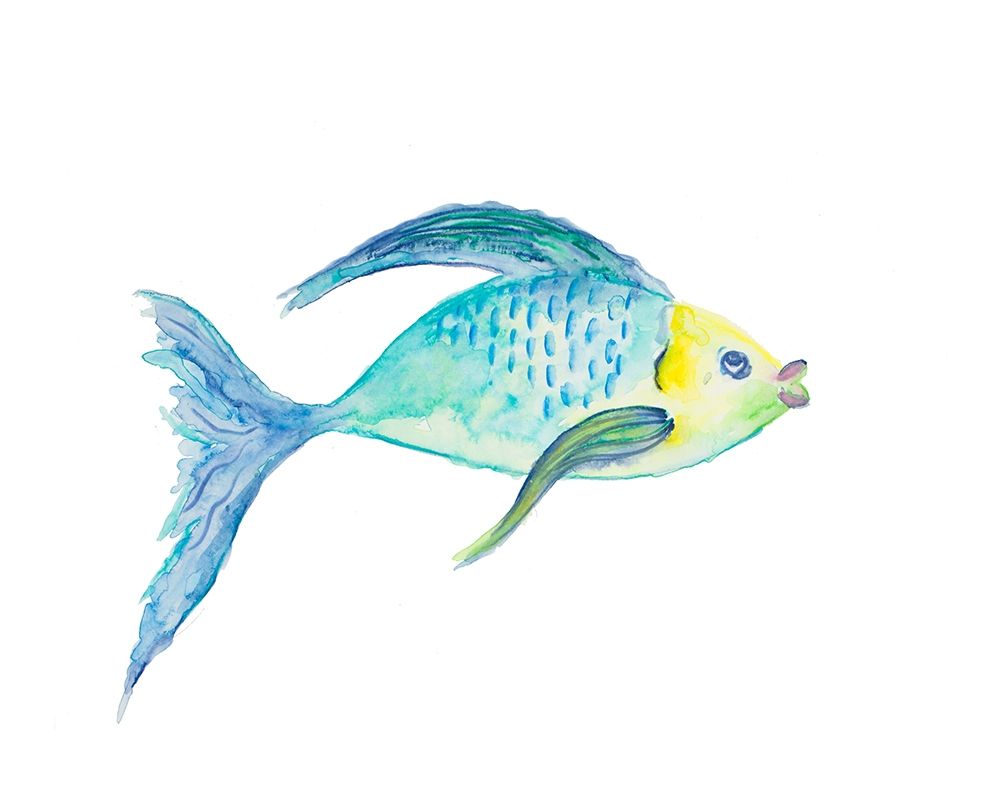 Yellow and Blue Fish I