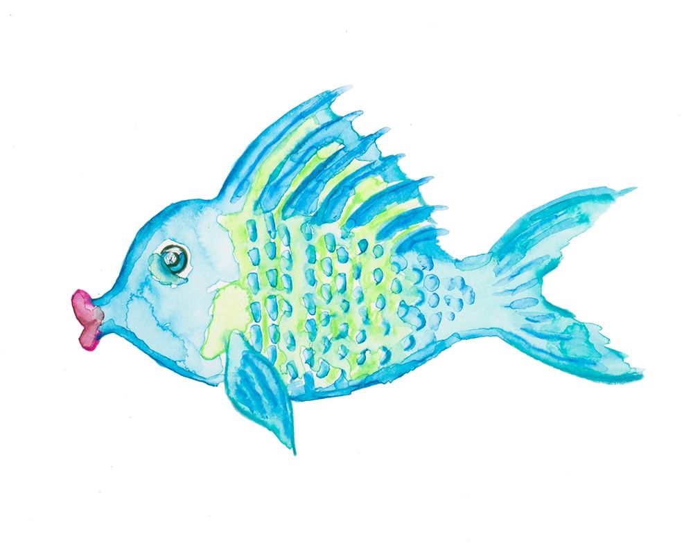 Yellow and Blue Fish II