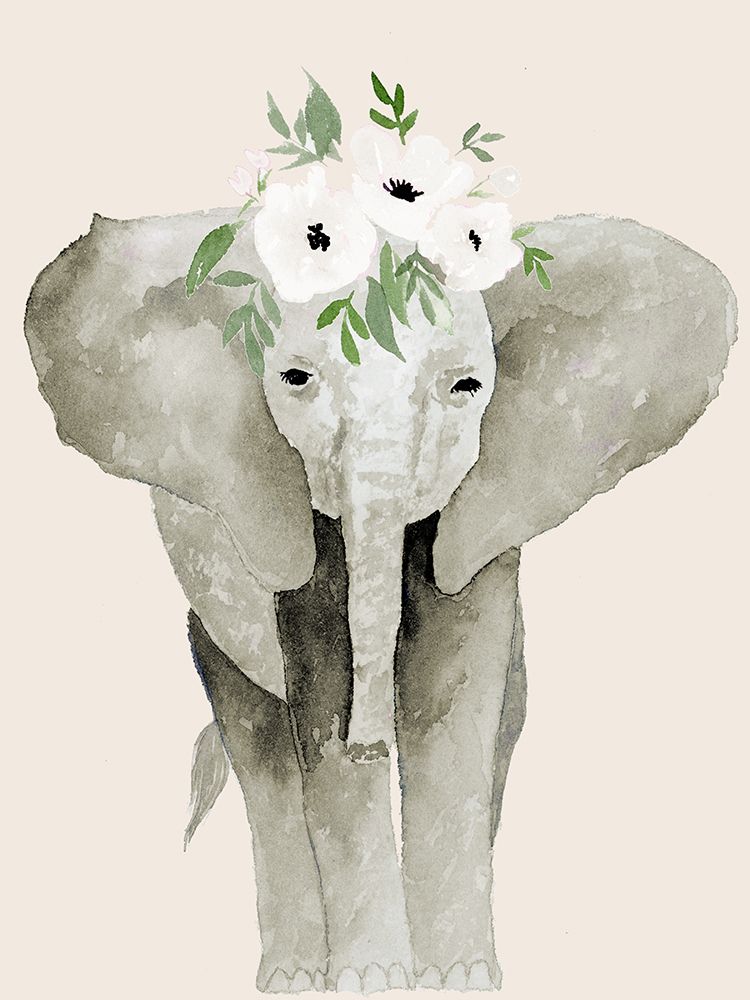 Floral Crowned Elephant