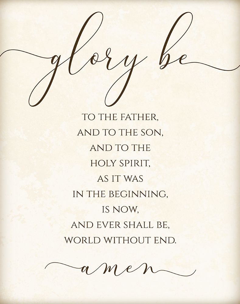 Glory Be