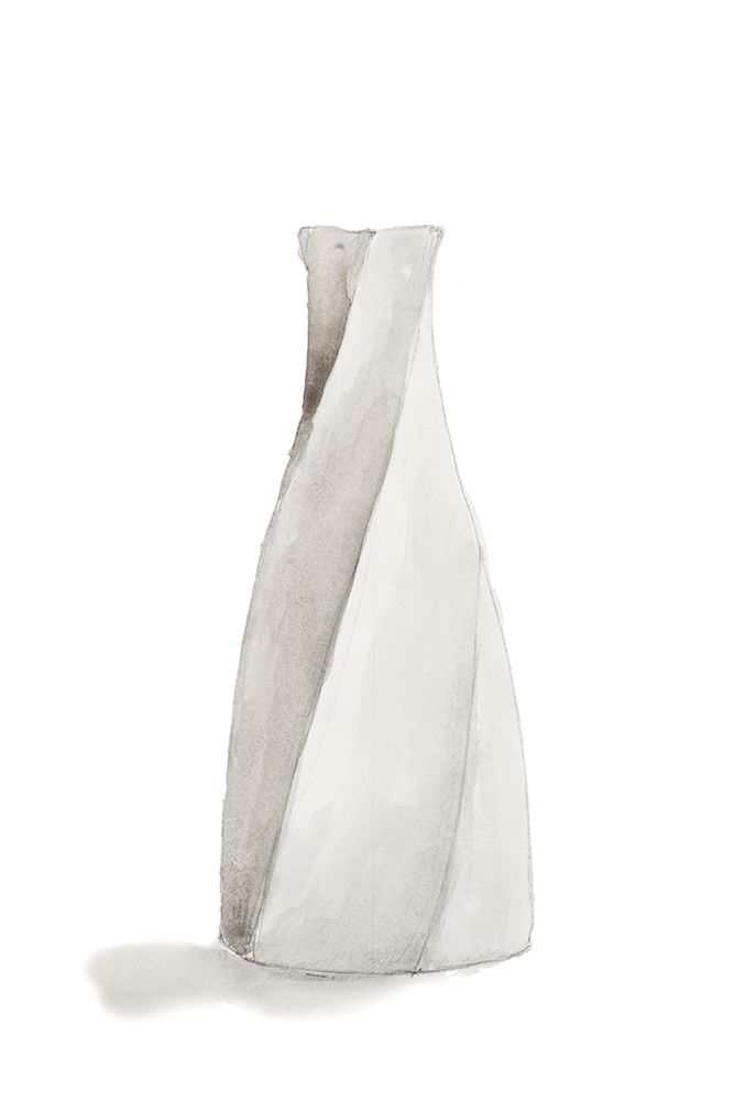 Curvy White Vase