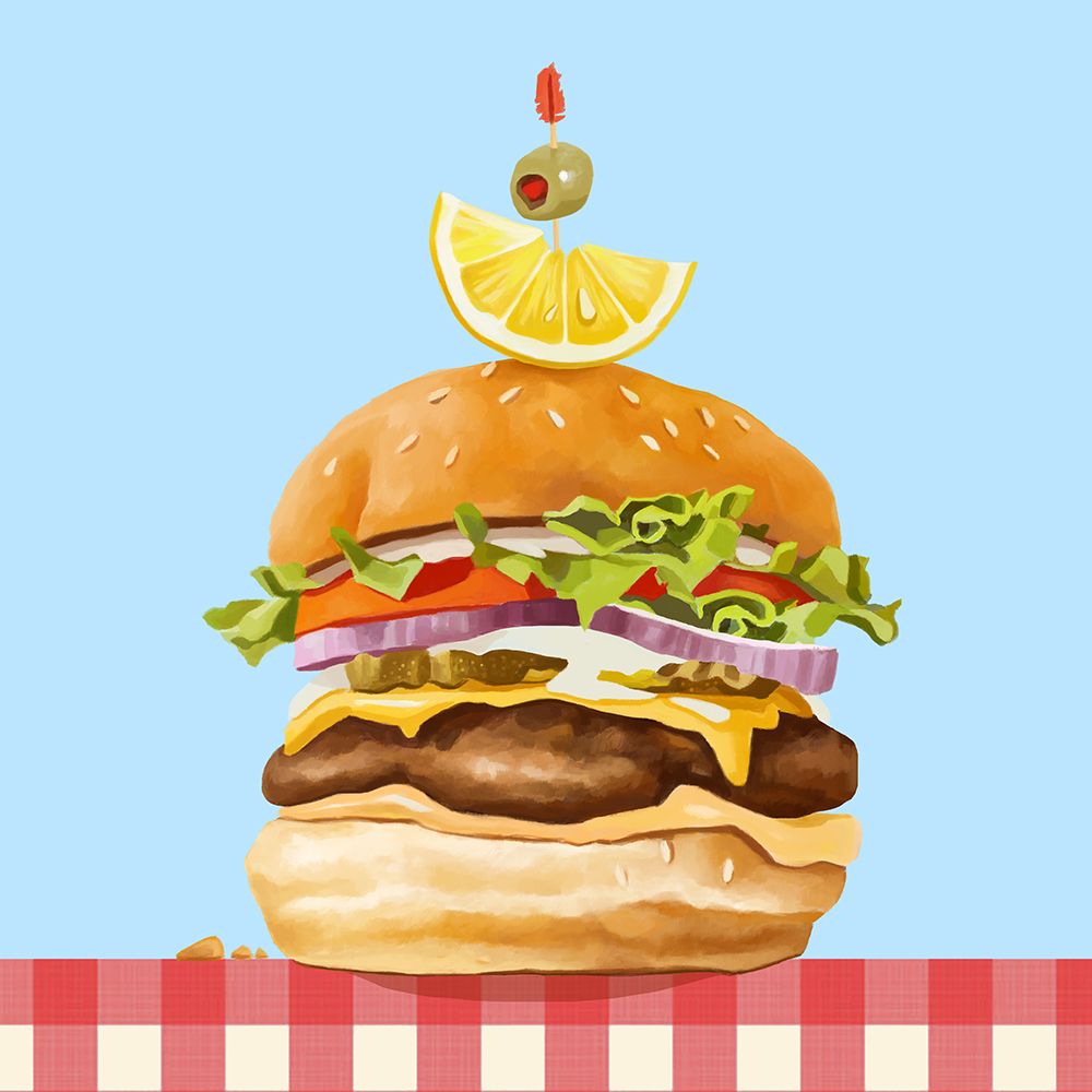Burger With The Works