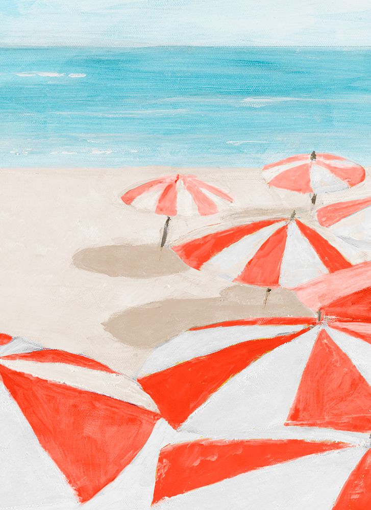 Umbrellas To The  Sea II