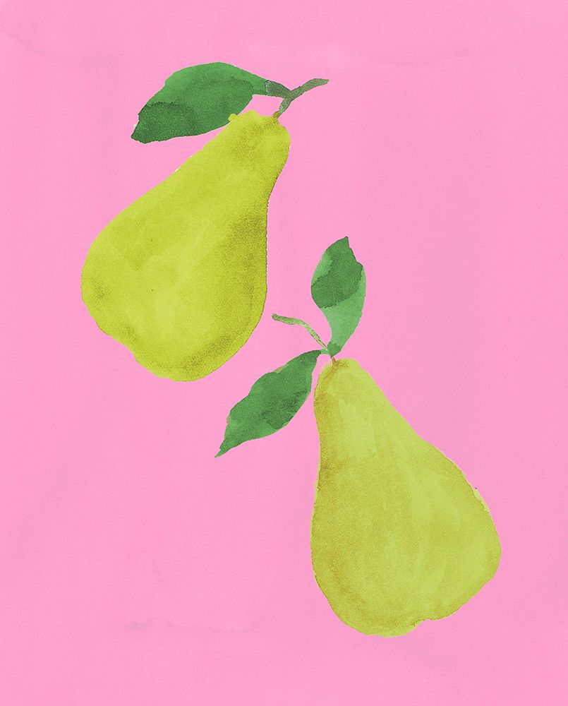 Pears on Pink
