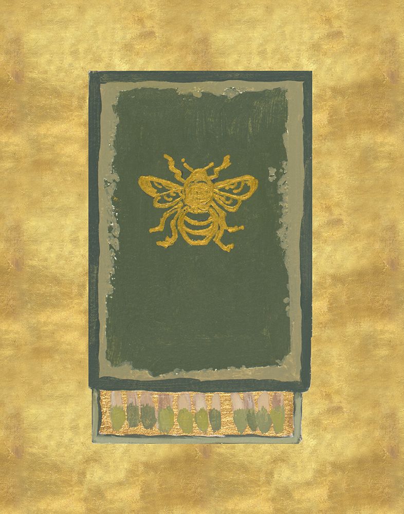 Golden Bee Matchbox