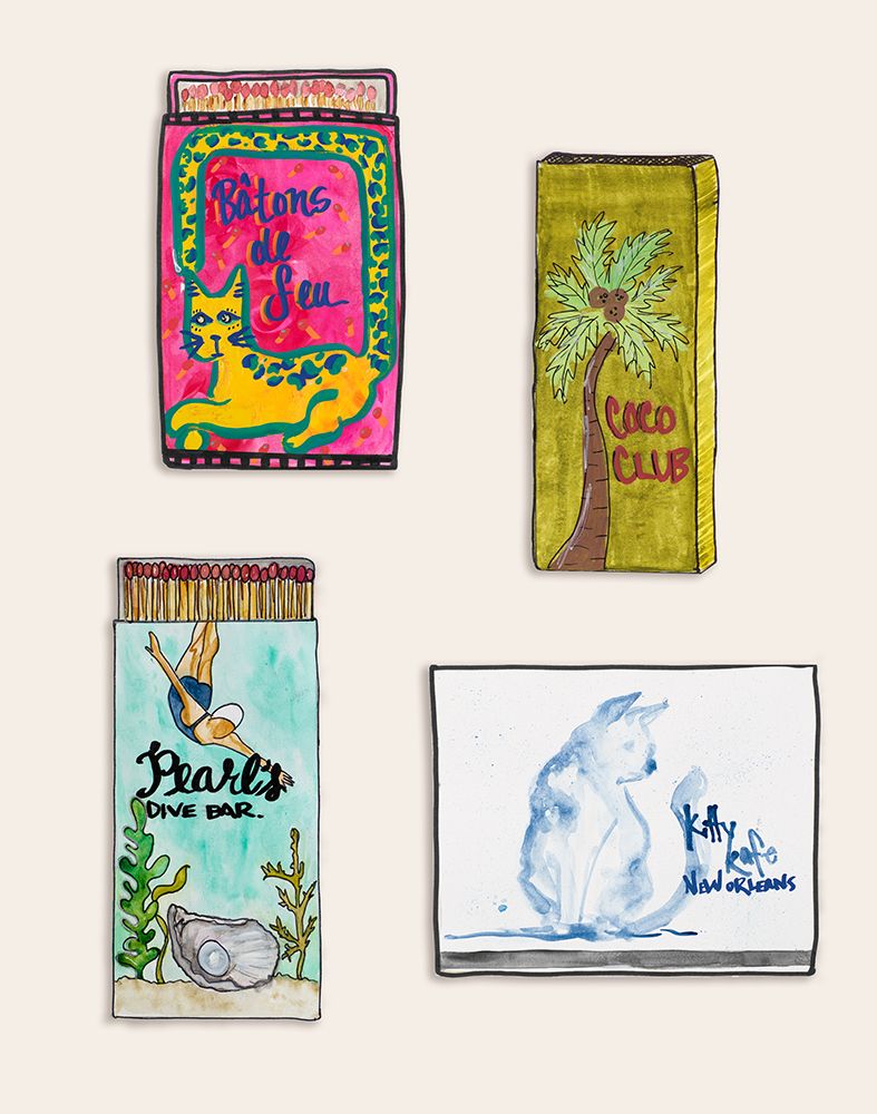Pearl Divers Matchbooks