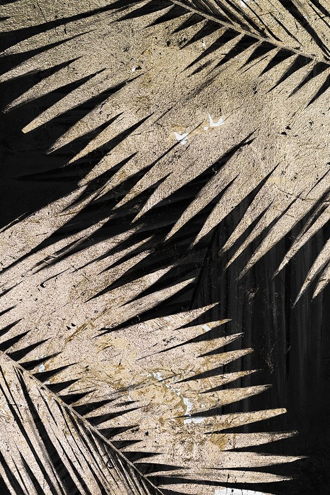 Natural Palms on Black III
