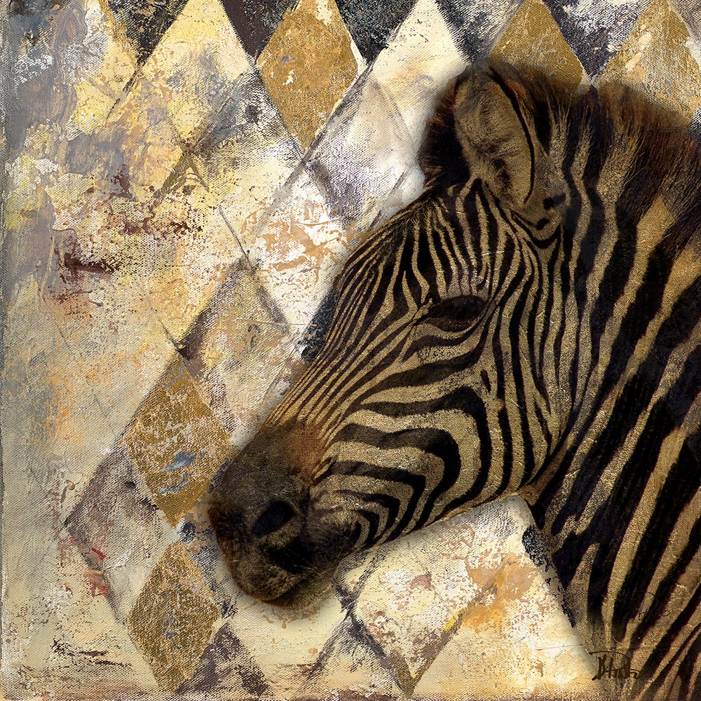Golden Safari I (Zebra)