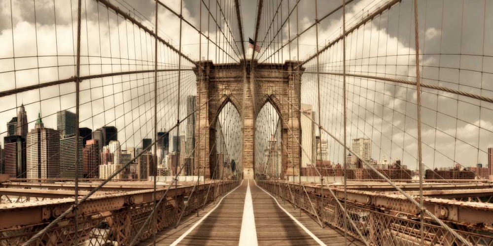 Brooklyn Bridge (sepia)