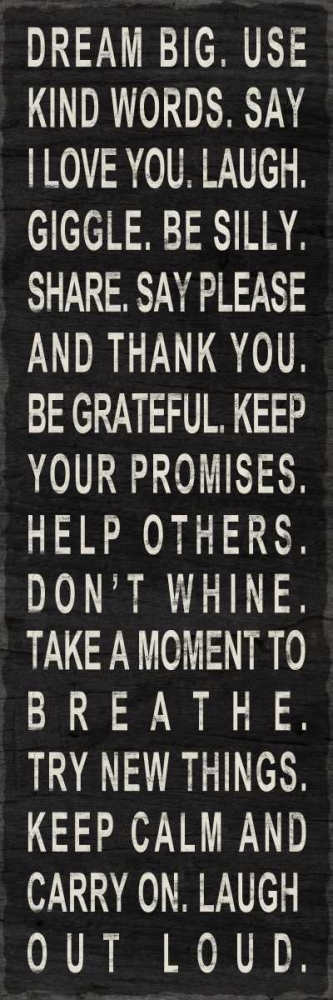 Dream Big - use kind words