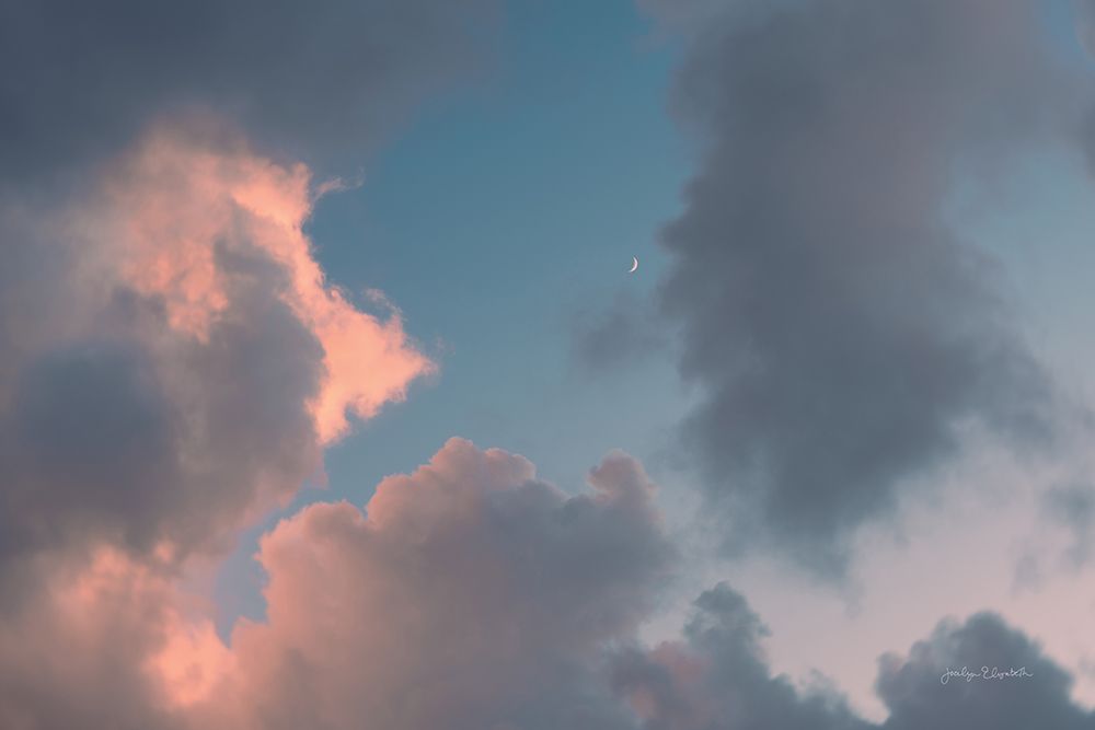 Blue Sky Moonrise