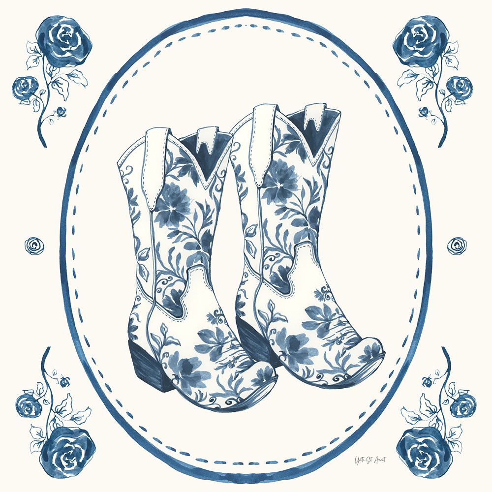 Chinoiserie Cowgirl I