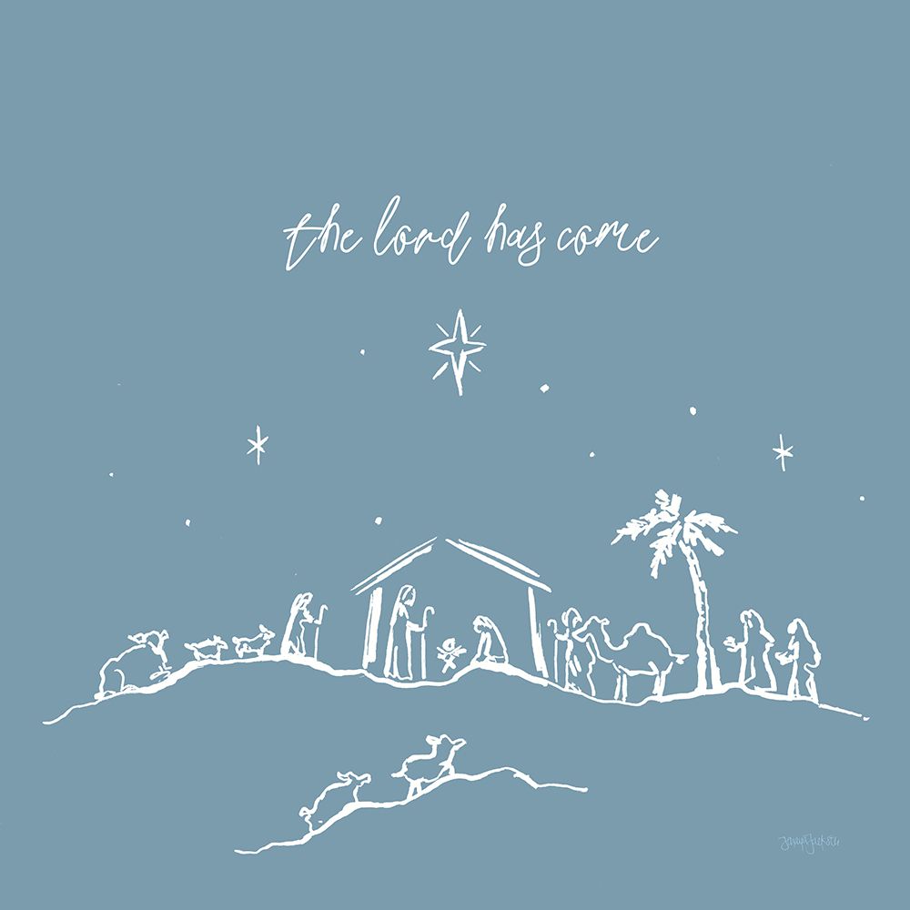 Simple Nativity II Blue