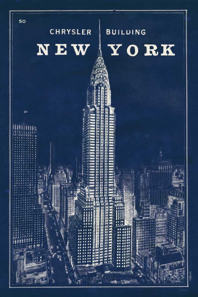Blueprint Map New York Chrysler Building