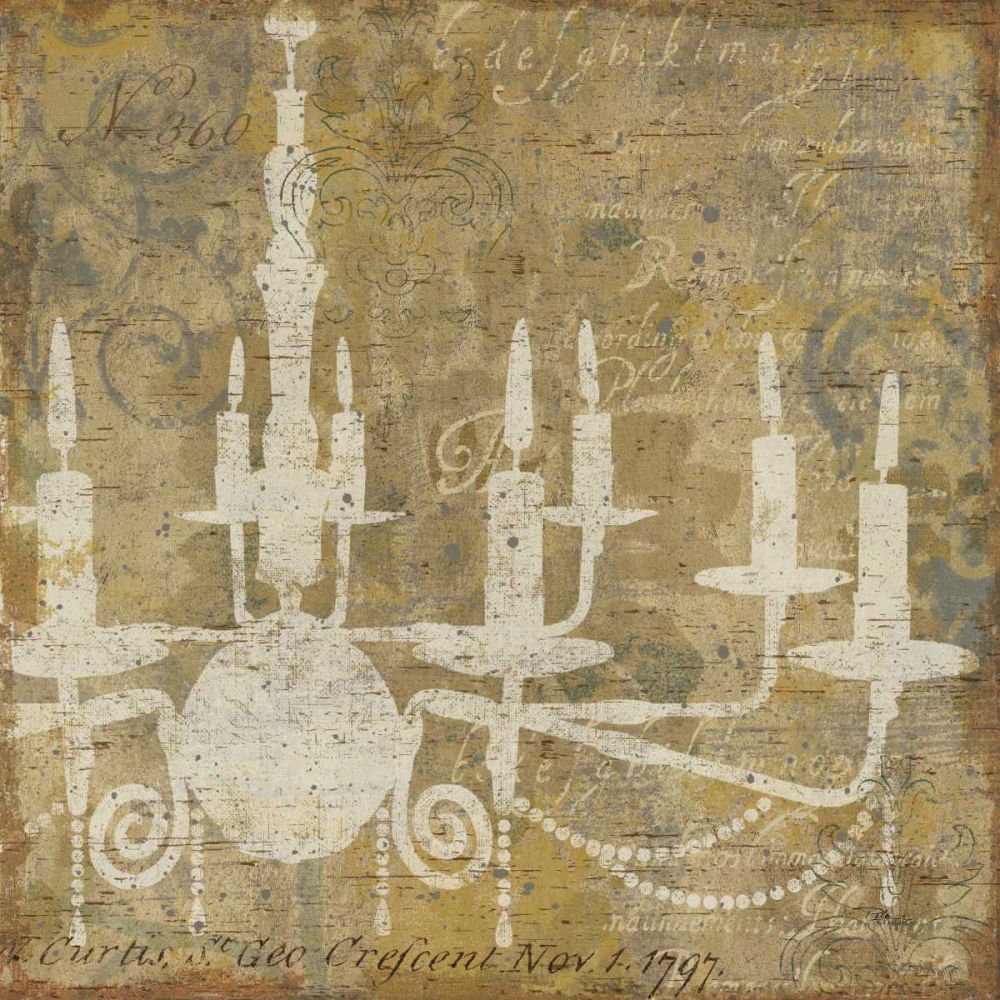 Faded Ornate I Gray no Bird