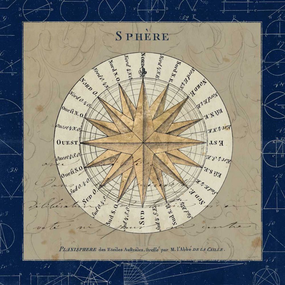 Sphere Compass Blue