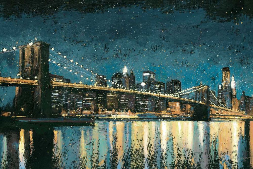 Bright City Lights Blue I