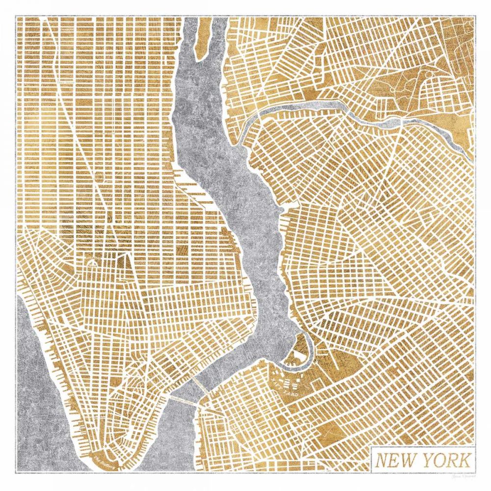 Gilded New York  Map