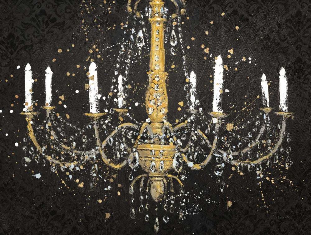 Grand Chandelier Black I