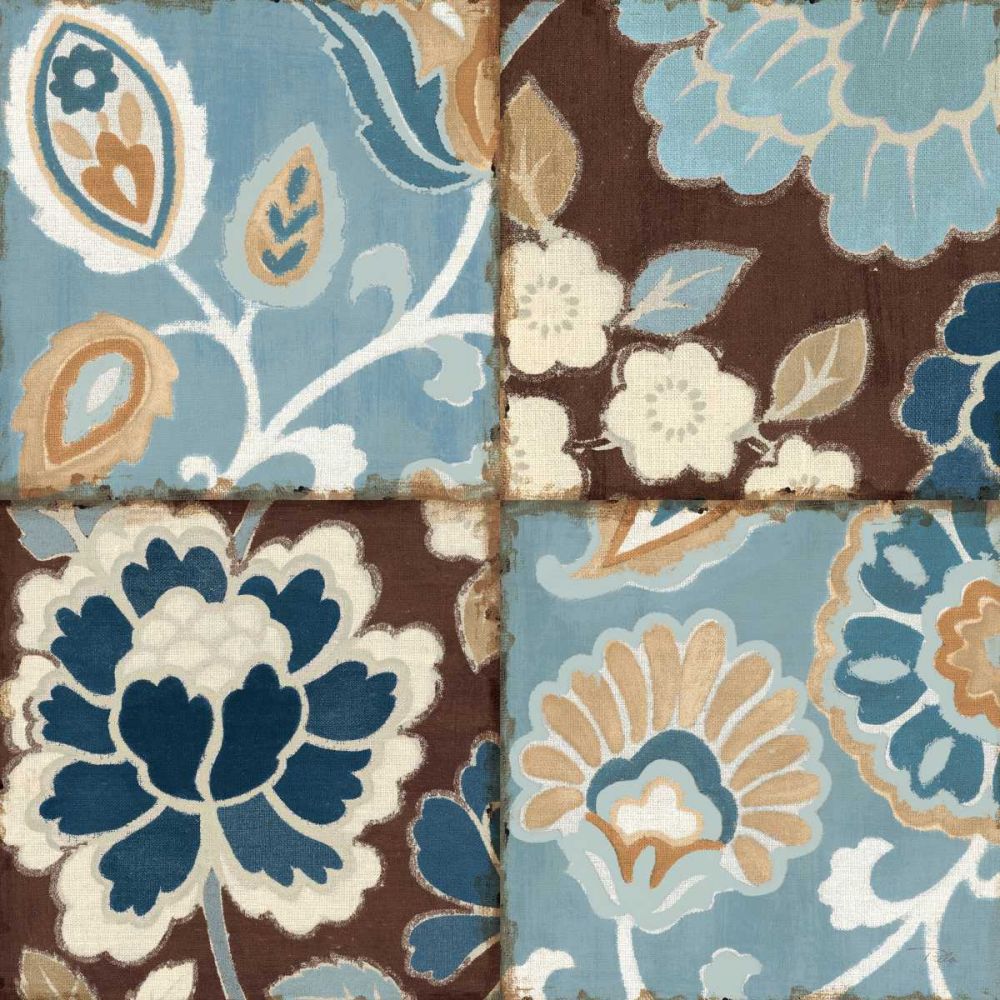Blue Patchwork Motif I