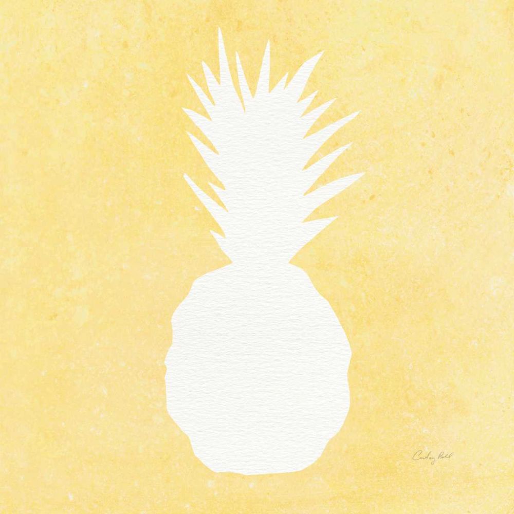 Tropical Fun Pineapple Silhouette II