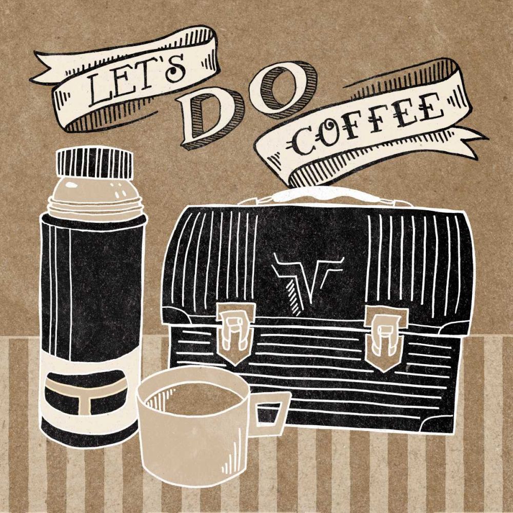 Lets Do Coffee Taupe