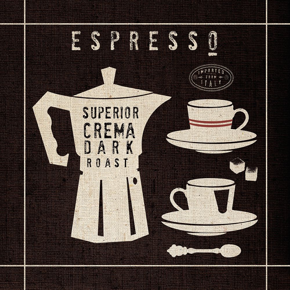 Espresso on Linen Black