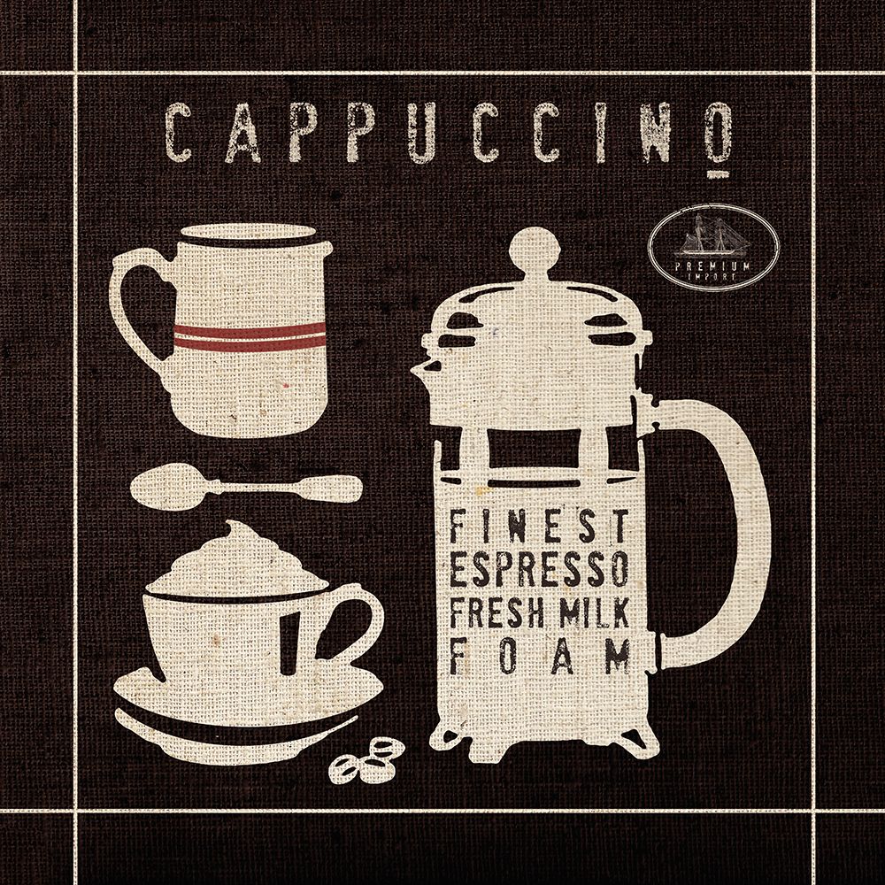 Cappucino on Linen Black