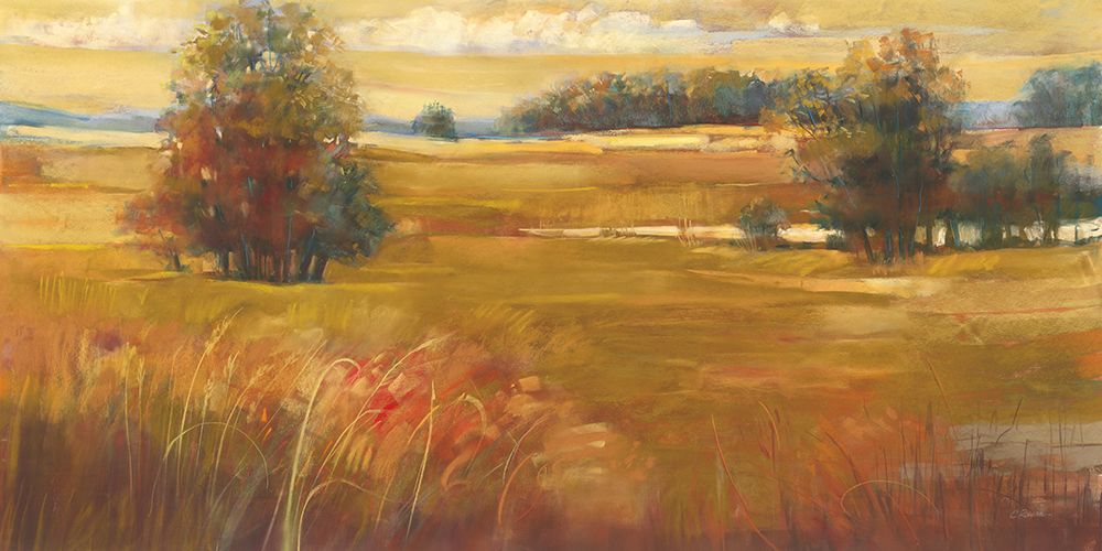 October Light Golden Sky