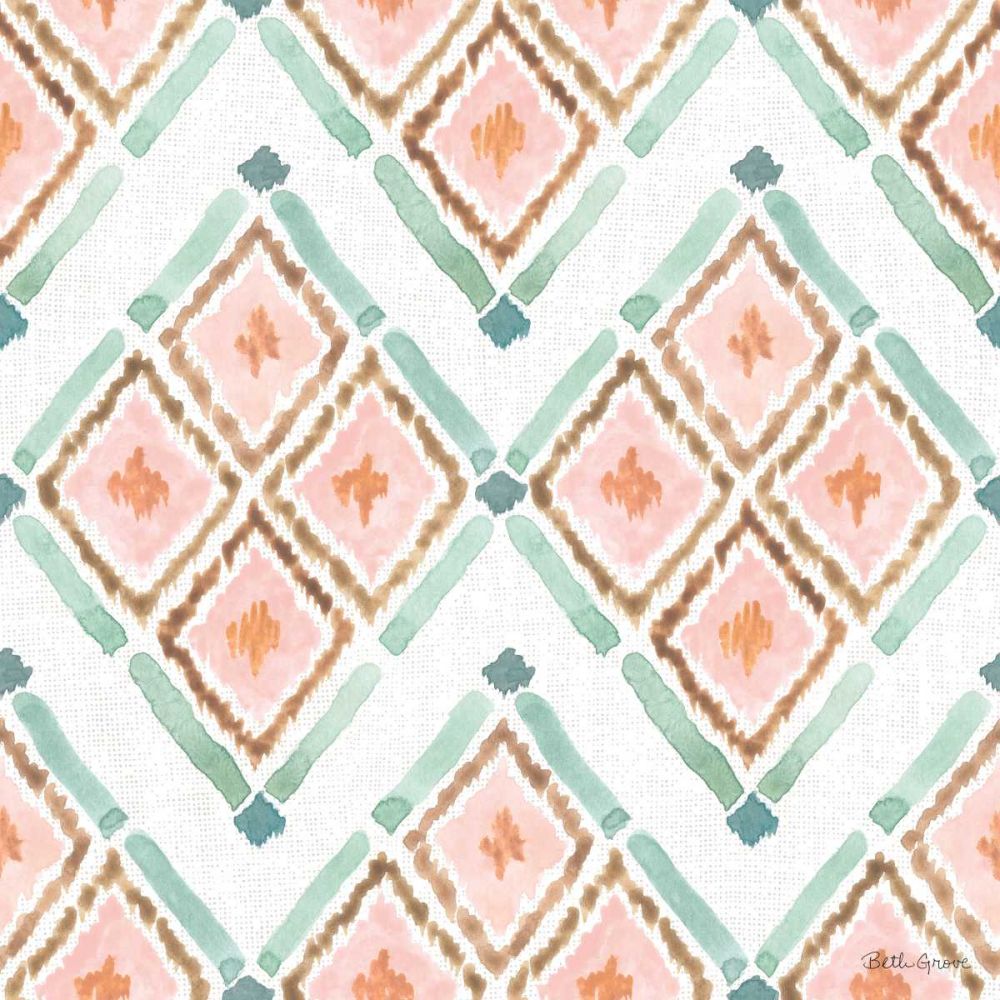 Watercolor Coast Pattern VA