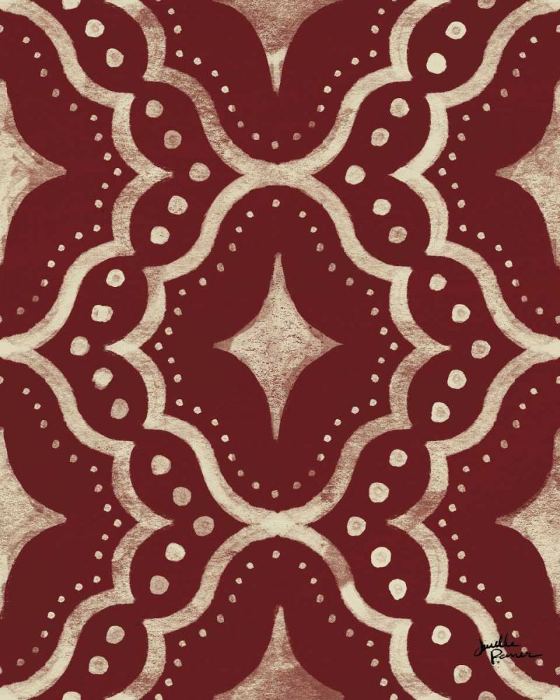 Blue Botanical Pattern IVB