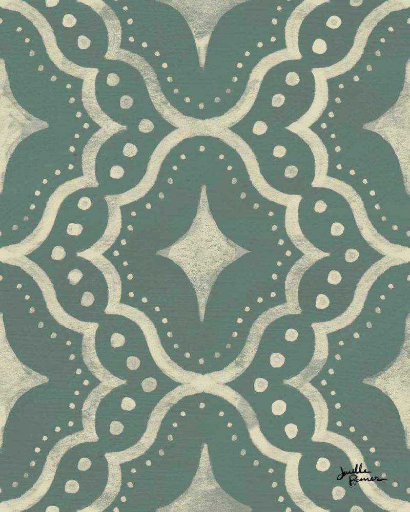 Blue Botanical Pattern IVD