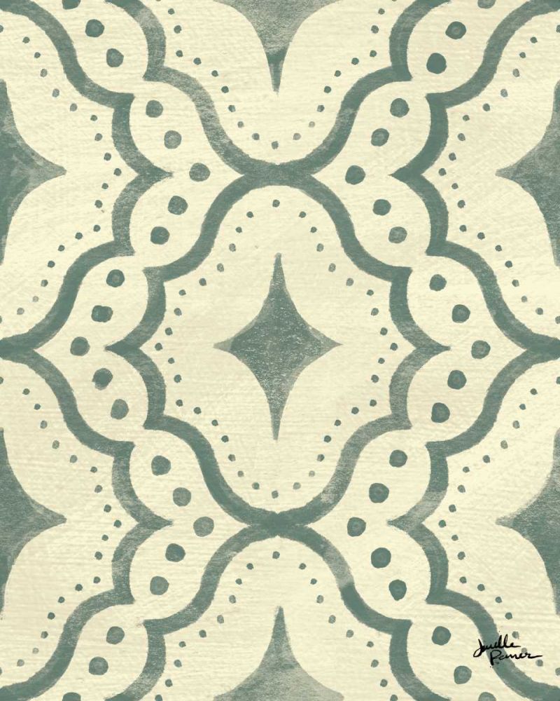 Blue Botanical Pattern VD