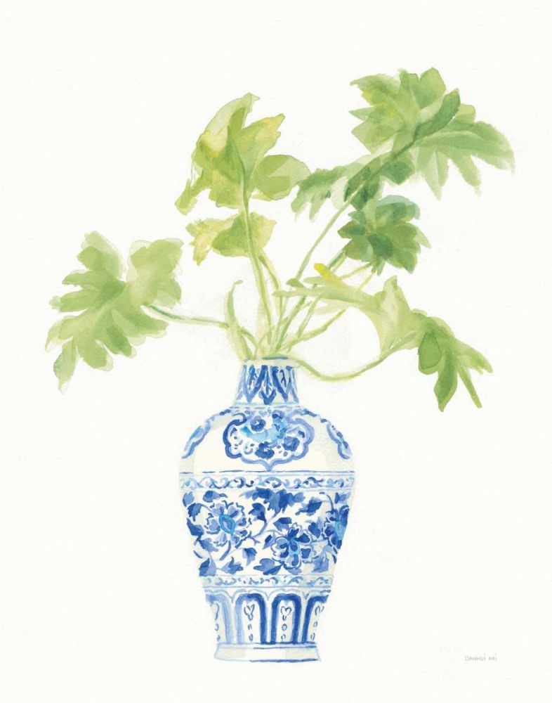 Palm Chinoiserie White III
