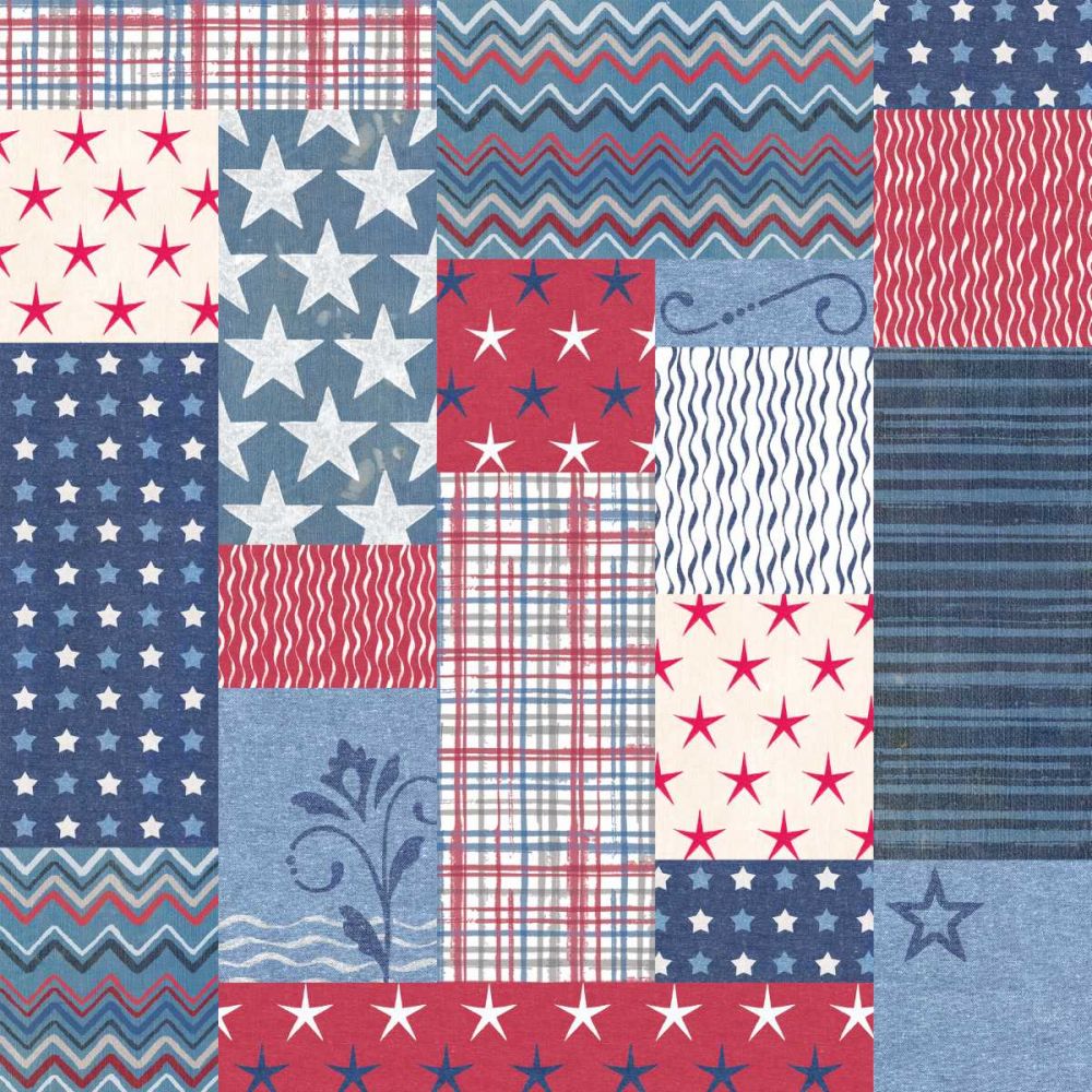 Stars and Stripes Dark Pattern VII