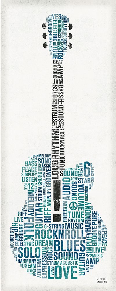 Type Guitar Colorful II