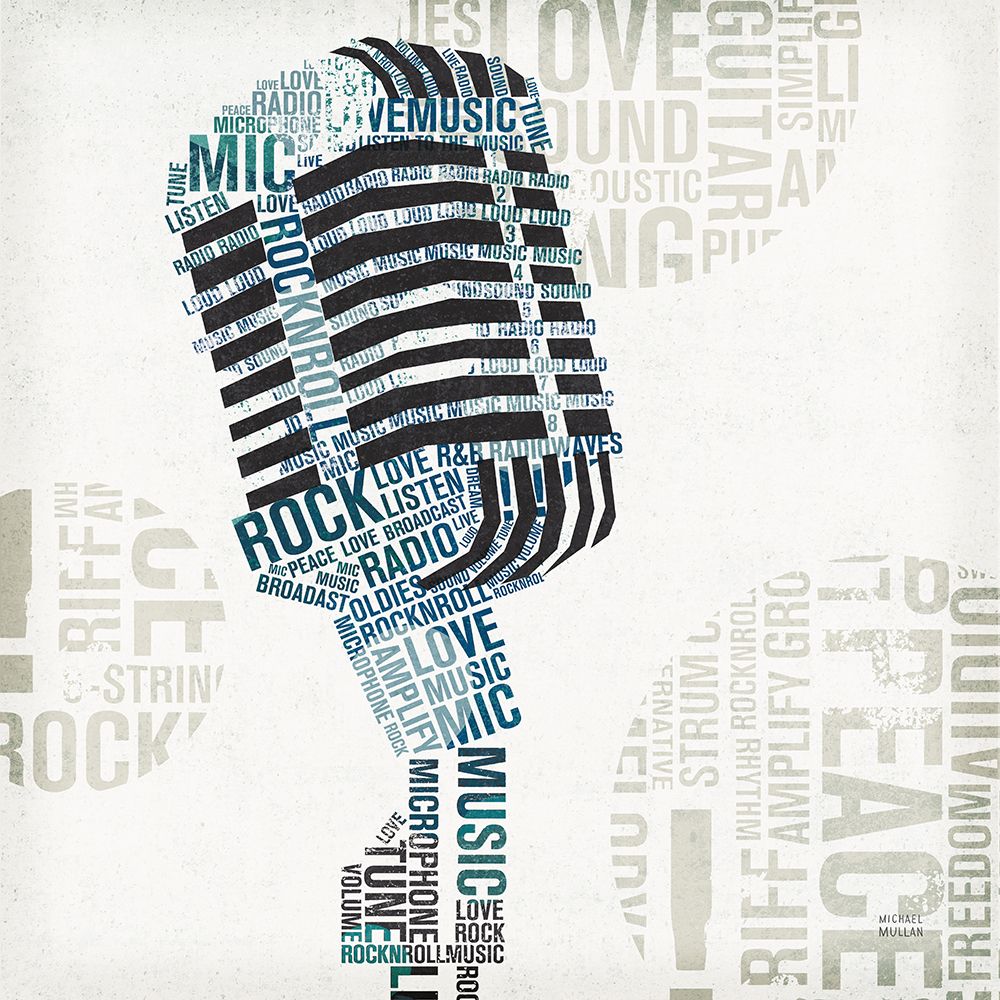 Type Mic Colorful Square