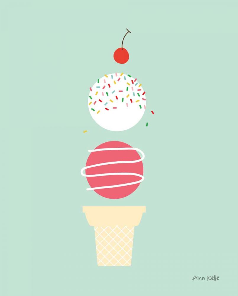 Ice Cream and Cherry I