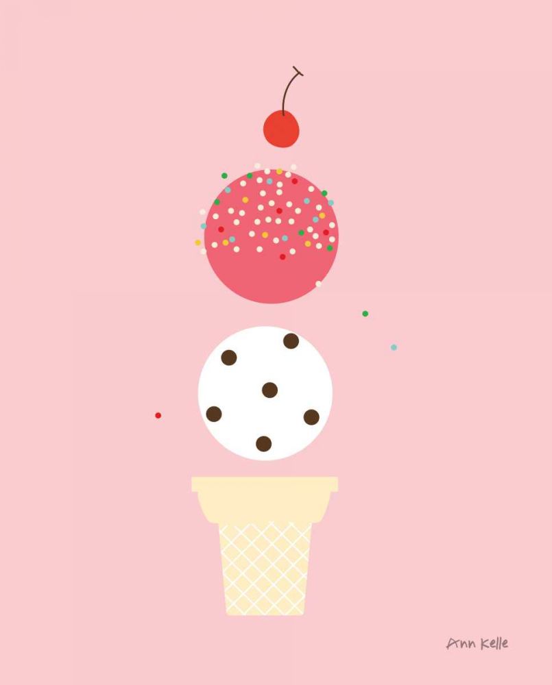 Ice Cream and Cherry II