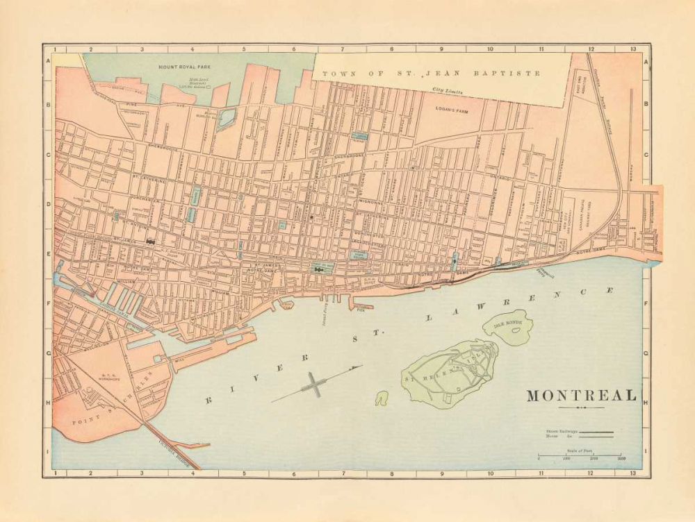 Map of Montreal