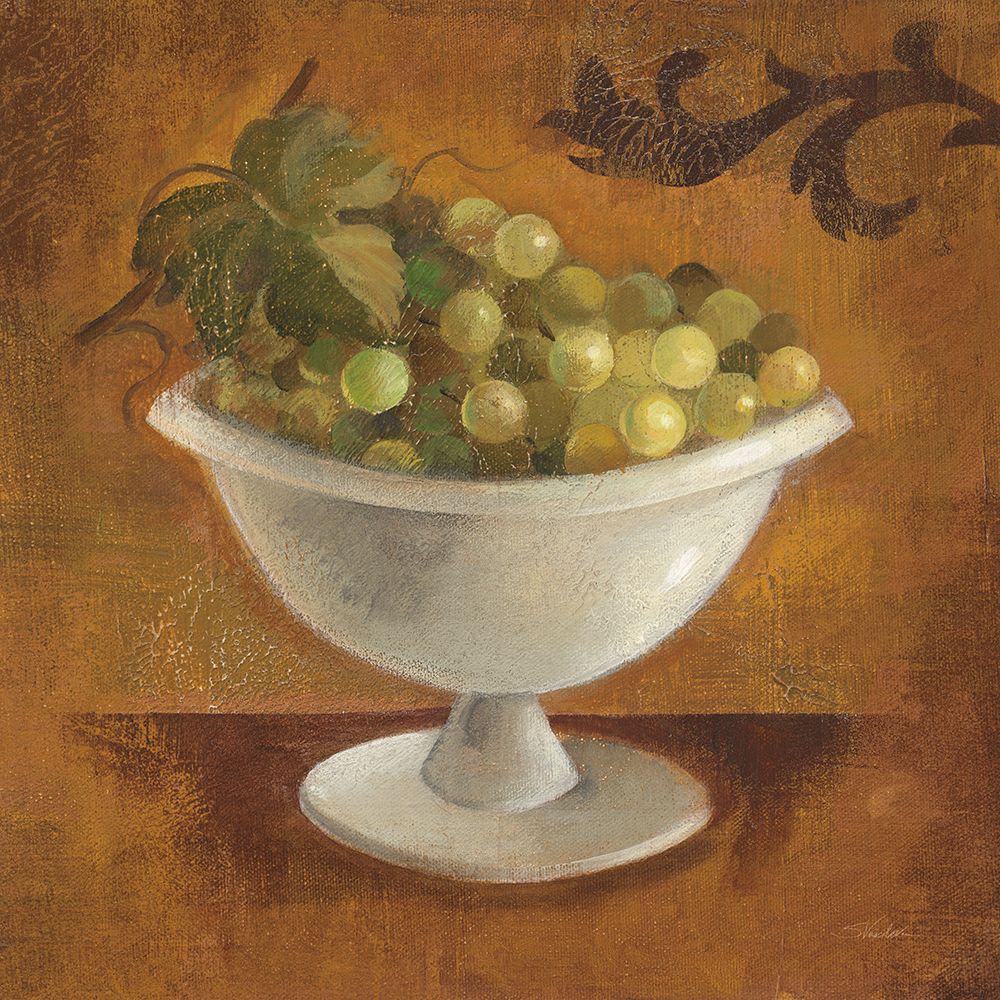 Grapes in Old Bowl
