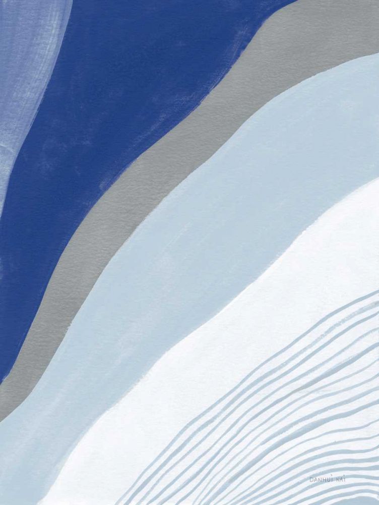 Retro Abstract IV Blue