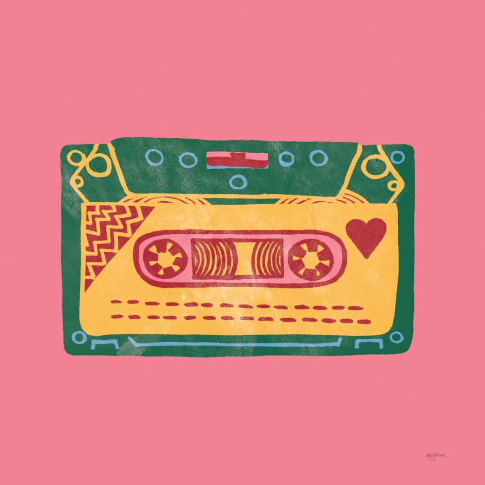 Retro Cassette No Words Dark