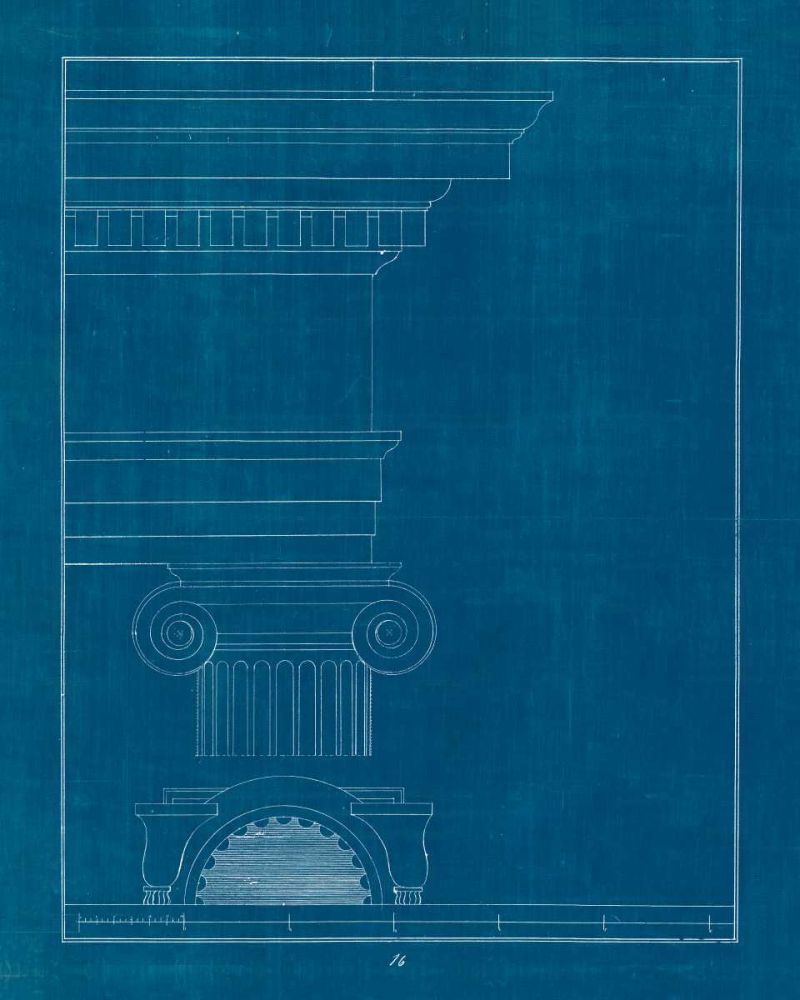 Architectural Columns I Blueprint