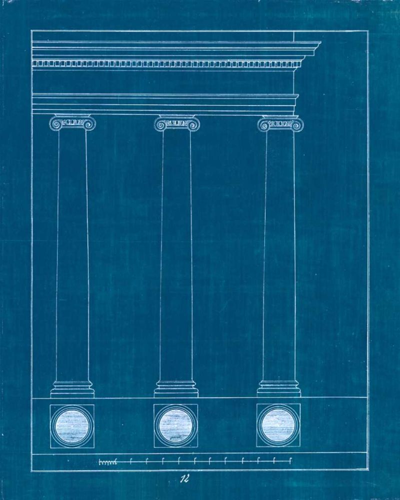 Architectural Columns III Blueprint