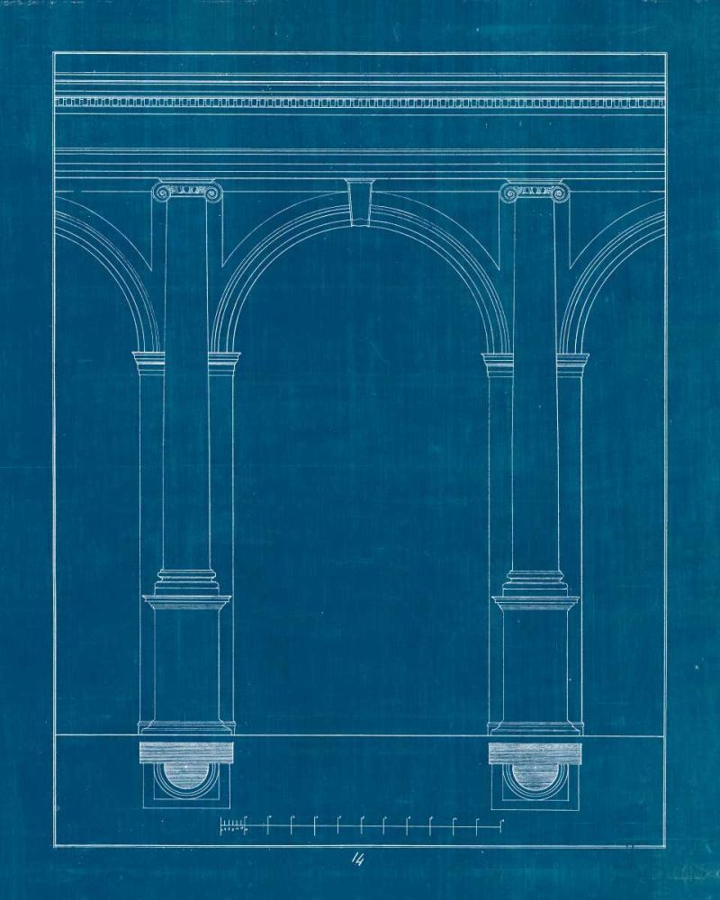 Architectural Columns IV Blueprint
