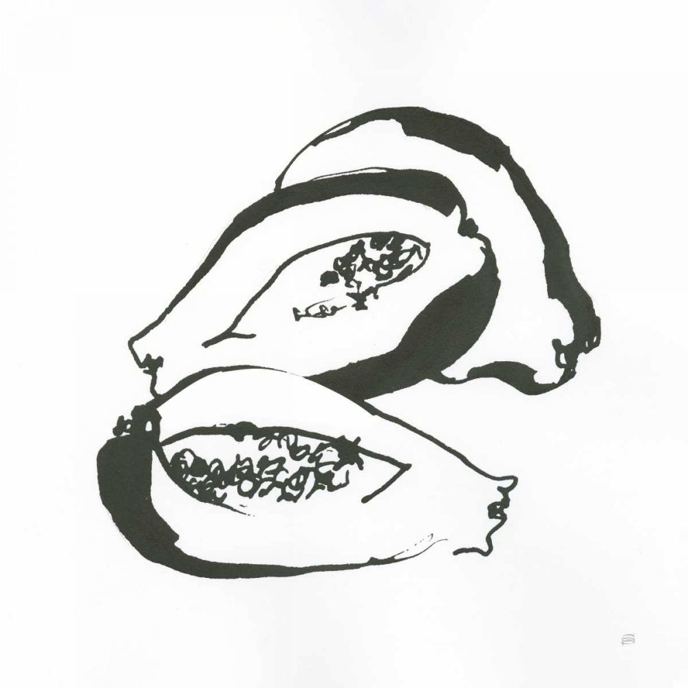 Papaya BW