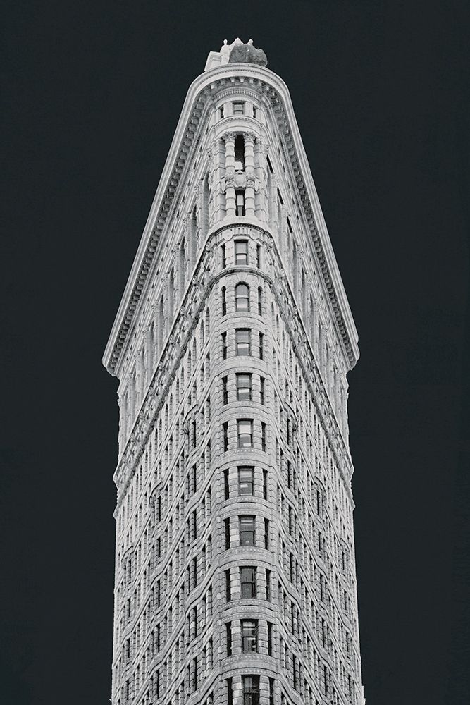 Flatiron Building on Black